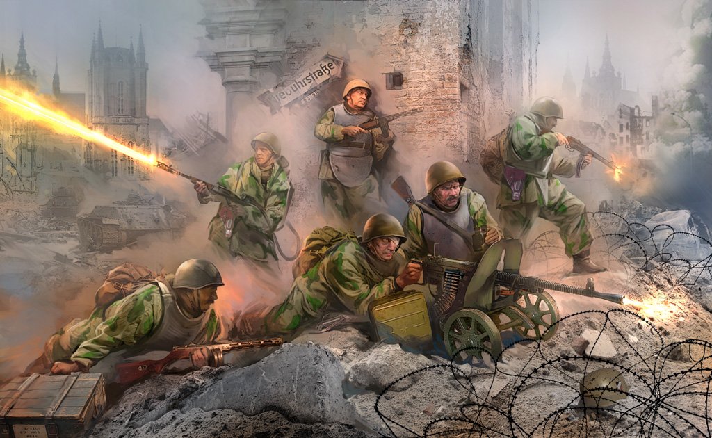 Amazon | ズベズダ 1/35 ソビエト軍 第二次世界大戦 攻撃兵セット